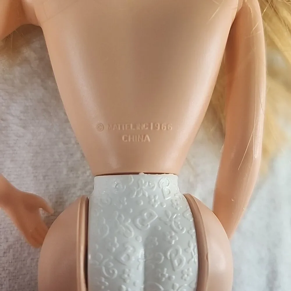 Barbie 1966 Twist Turn Bend Legs 1 Blonde 1 White/Blonde And Ken 1968 Brown VTG